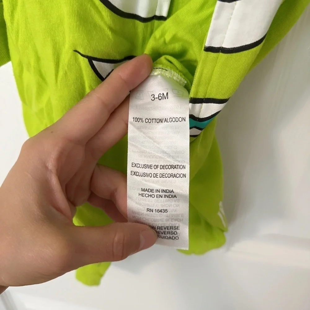 Disney Monsters Inc Mike Wazowski Kids One Piece Costume
